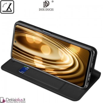 Dux Ducis dirbtinės odos atverčiamas dėklas - juodas (telefonams Xiaomi Redmi Note 10/Note 10S/Poco M5S) Dux Ducis dirbtinės odos atverčiamas dėklas - juodas (telefonams Xiaomi Redmi Note 10/Note 10S/Poco M5S)